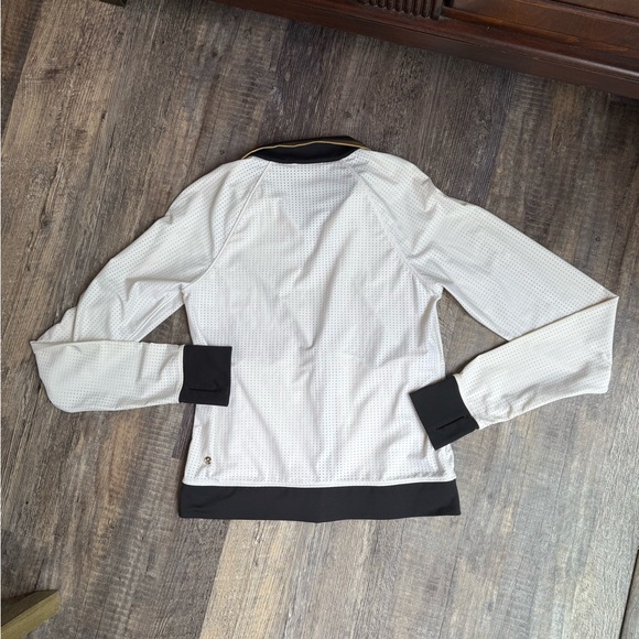 Lululemon women’s sweaty or not white golden black jacket size 4 - Picture 12 of 12